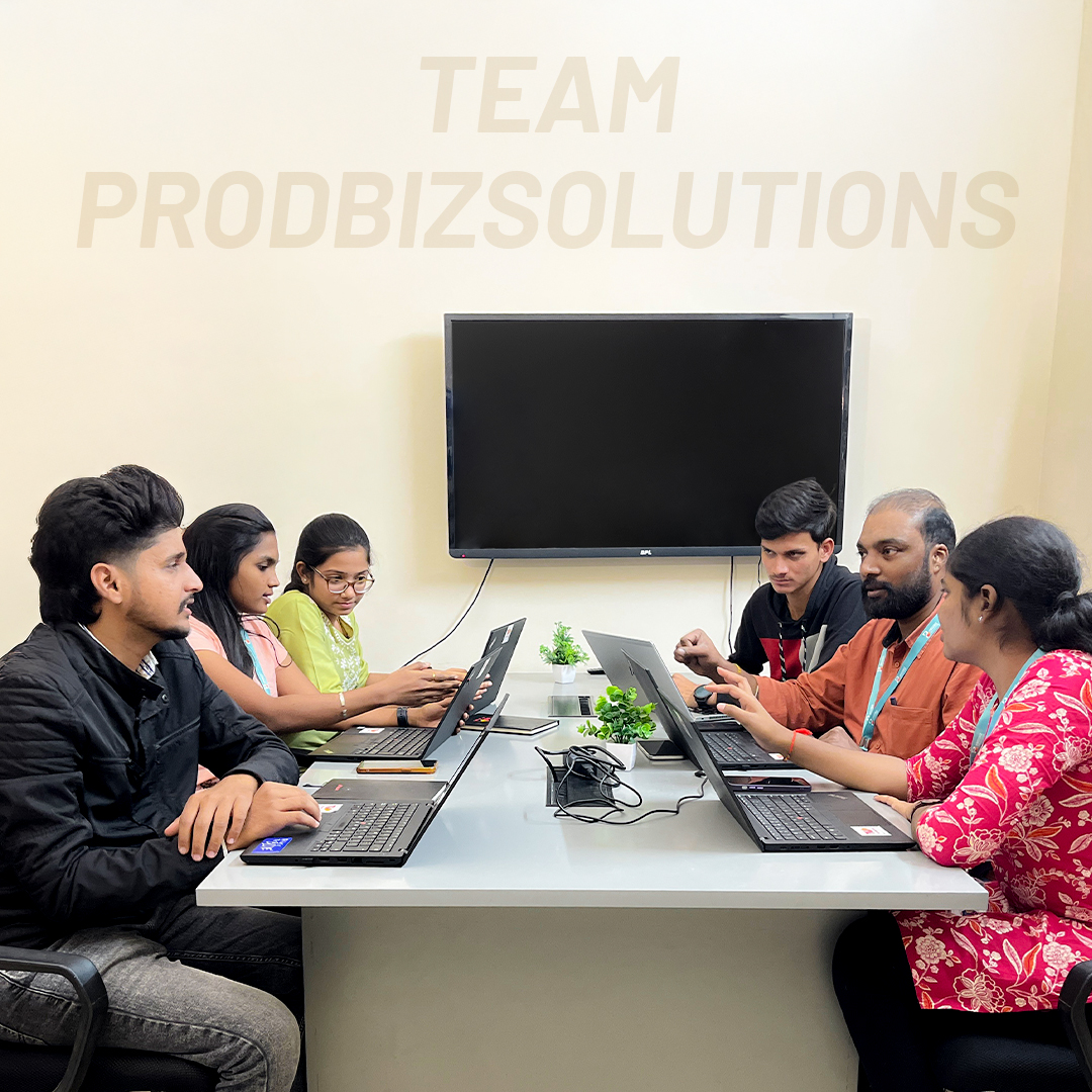 Group of diverse people working together in a modern office